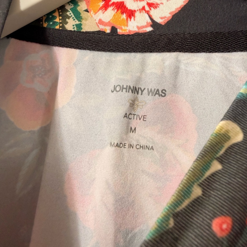 Johnny Was Ardell Mock Neck Step Hem Tee - Picture 4 of 6